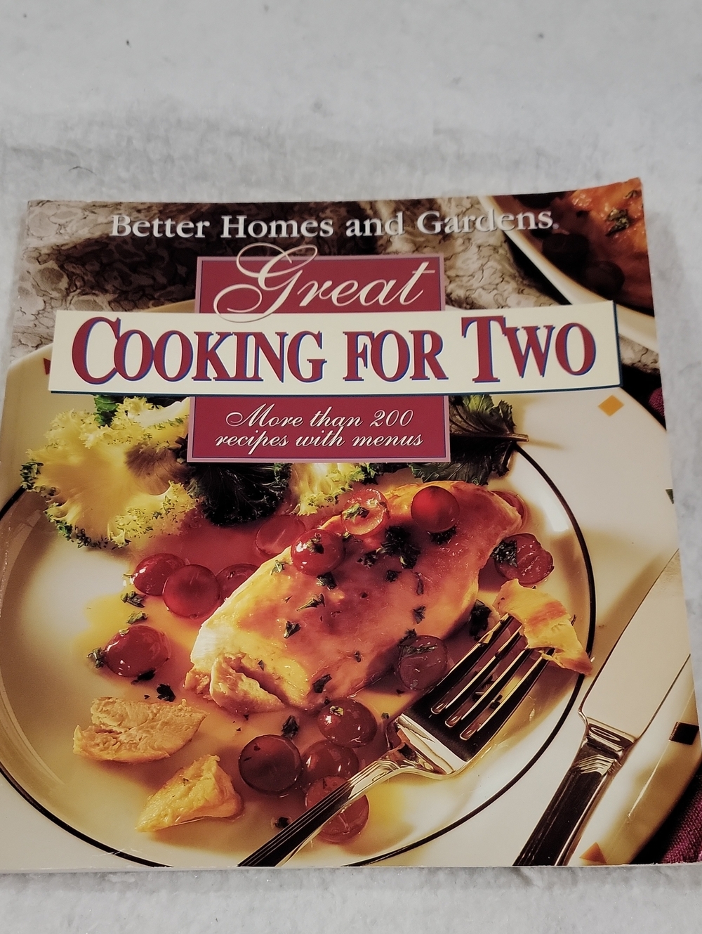 Better Homes and Gardens Great Cooking for Two - Soft Cover Cookbook
